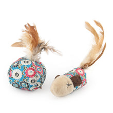 Load image into Gallery viewer, 4pcs/lot Catnip Cat Toys Mouse Fish Ball Feather