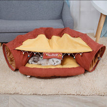 Load image into Gallery viewer, Little Shop Cat Tunnel bed